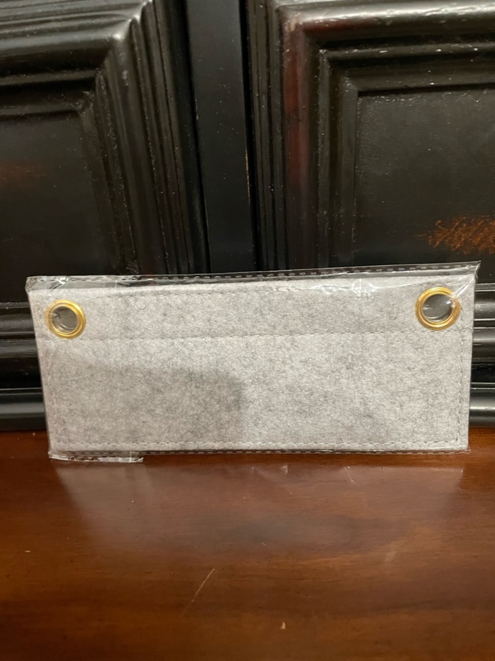 Gray Felt wallet insert to convert to crossbody  - Neutral Gray new - Picture 2 of 3